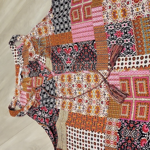 Patchwork Sleeveless Tank Top - Picture 4 of 8